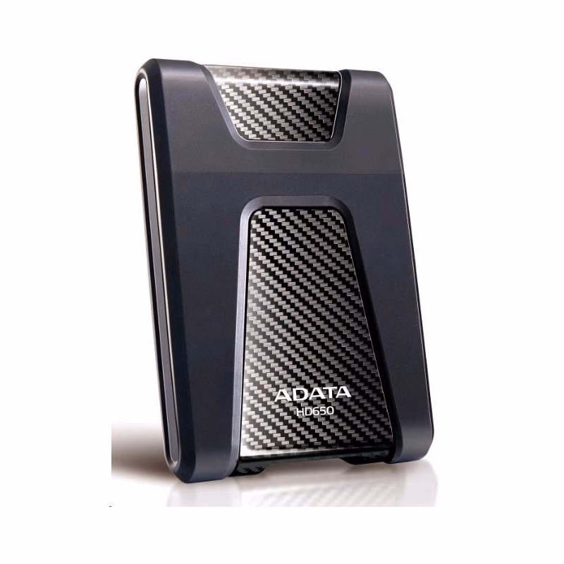 ADATA Externý HDD 4TB 2,5" USB 3.1 DashDrive Durable HD650, čierny (gumový, nárazu odolný)