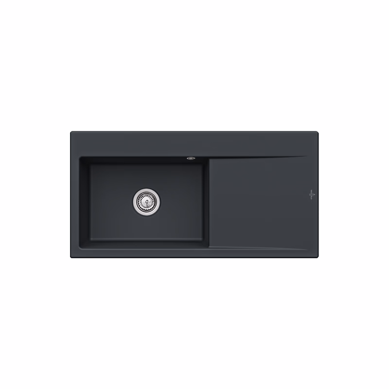 VILLEROY & BOCH VILLEROY & BOCH - Keramický drez Villeroy & Boch Subway Style 60, 336201R7, Pure Black 336201R7