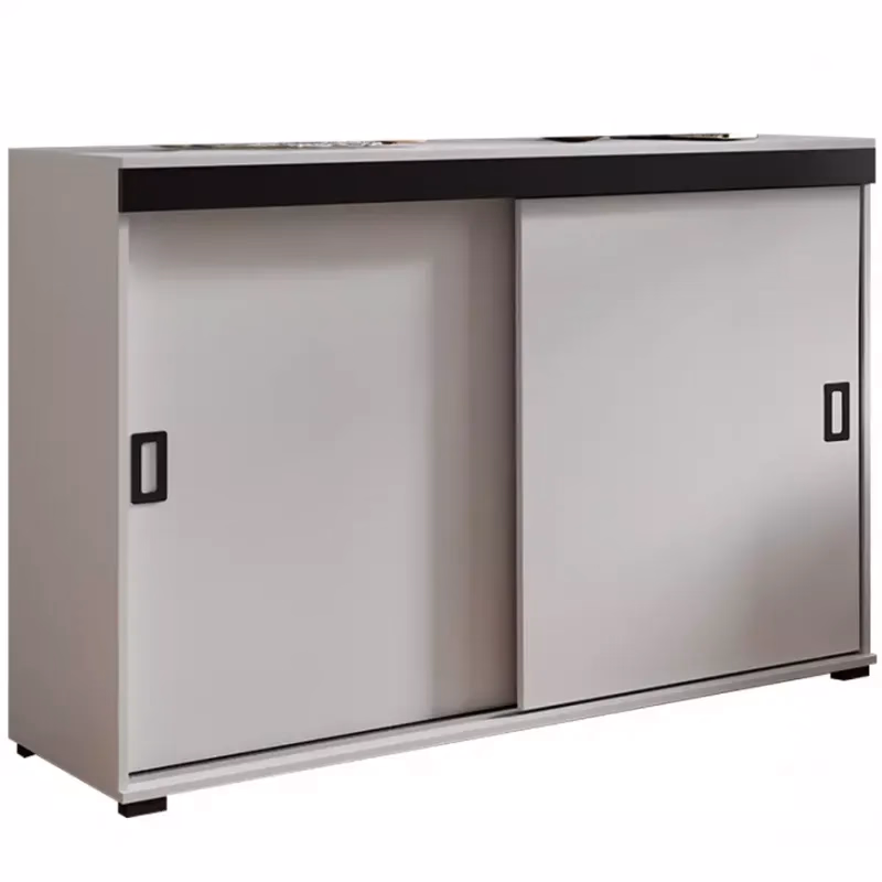 Komoda Retro 120 Biely + Čierna Rukoväte