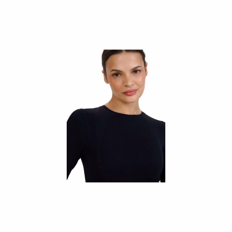 Dámske tréningové tričko s dlhým rukávom 4F LONGSLEEVE FNK F403-20S-DEEP BLACK