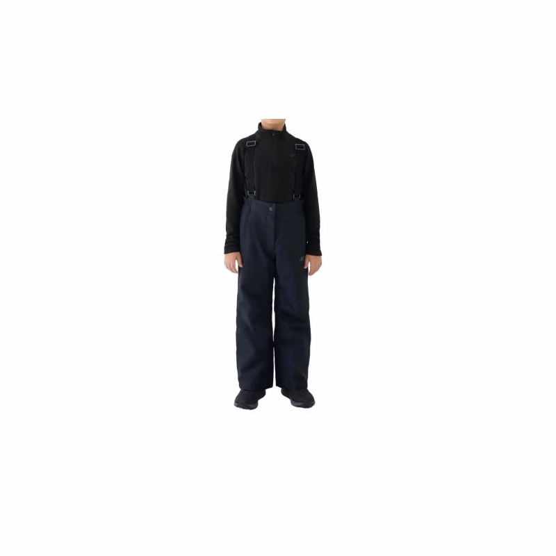 Chlapčenské lyžiarske nohavice 4F JUNIOR TROUSERS FNK M0949-4FJWAW25TFTRM0949-20S-DEEP BLACK