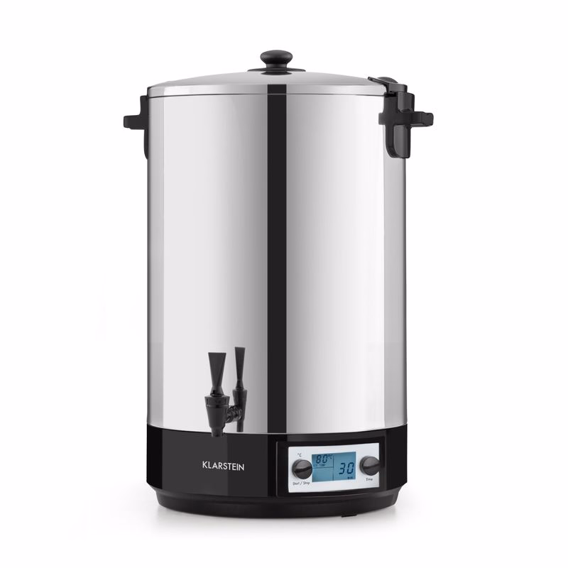 Klarstein KonfiStar 50, zavárací hrniec, dávkovač nápojov, 50 l, 2500 W, 100 °C, 180 min, digitálny