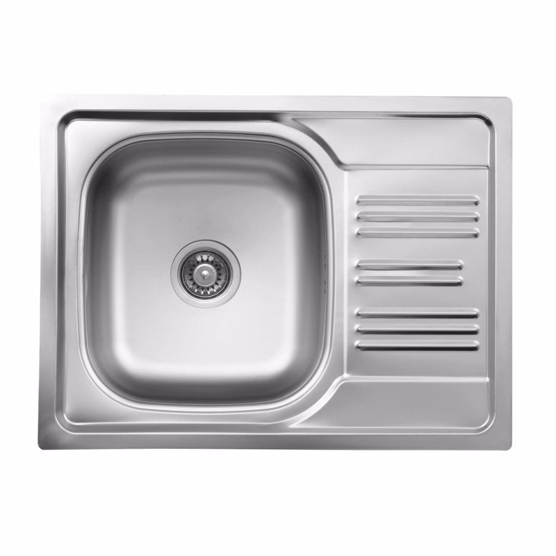DEANTE DEANTE - Xylo nerez dekor - Nerezový drez, 1 - bowl s odkvapkávačom ZEX_311A