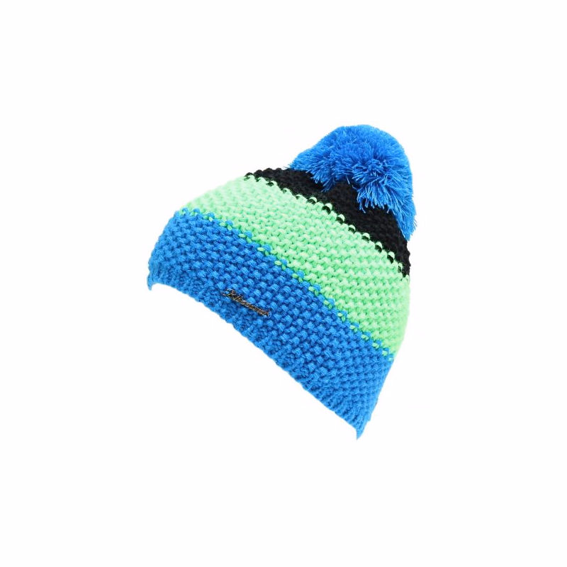 Zimná čiapka BLIZZARD Tricolor, black green blue W