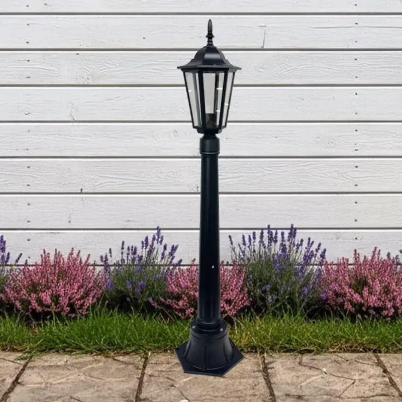 Záhradná lampa BONA OL-22105-02 1.05 S BLACK LP1