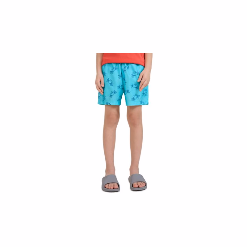 Chlapčenské plavky 4F JUNIOR BOARD SHORTS M121-47A-MINT ALLOVER