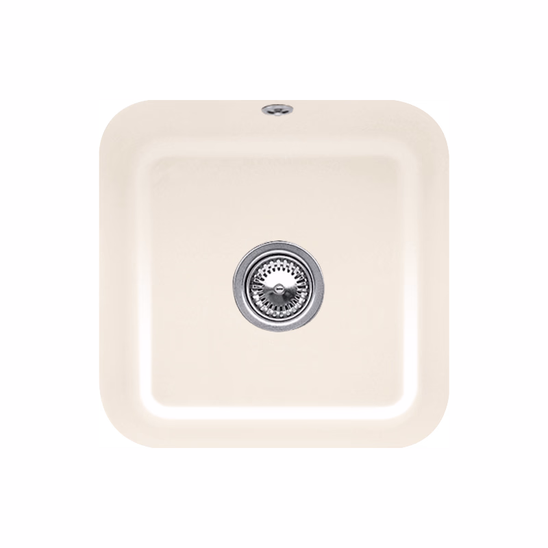VILLEROY & BOCH VILLEROY & BOCH - Keramický drez Cisterna 50 Cream podstavný 445 x 445 bez excentru 670301KR