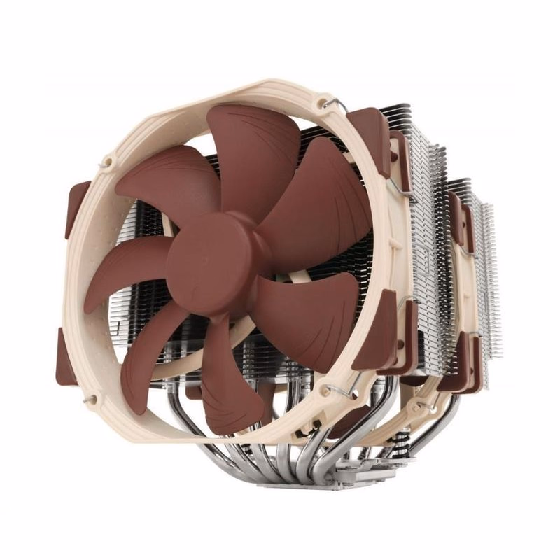 NOCTUA Chladič CPU NH-D15, 2x 140mm, LGA1851, AM5, hnedá/strieborná