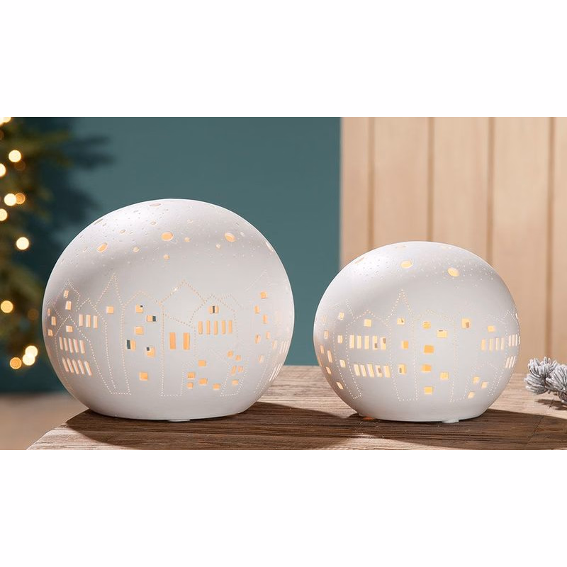 Porcelánová dekoratívna lampa Skyline