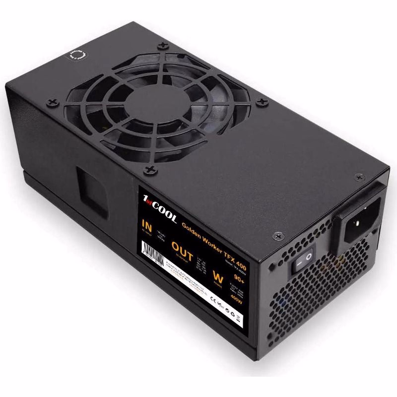 1stCOOL Zdroj Golden Worker TFX 400 88+, 400W, TFX, čierna