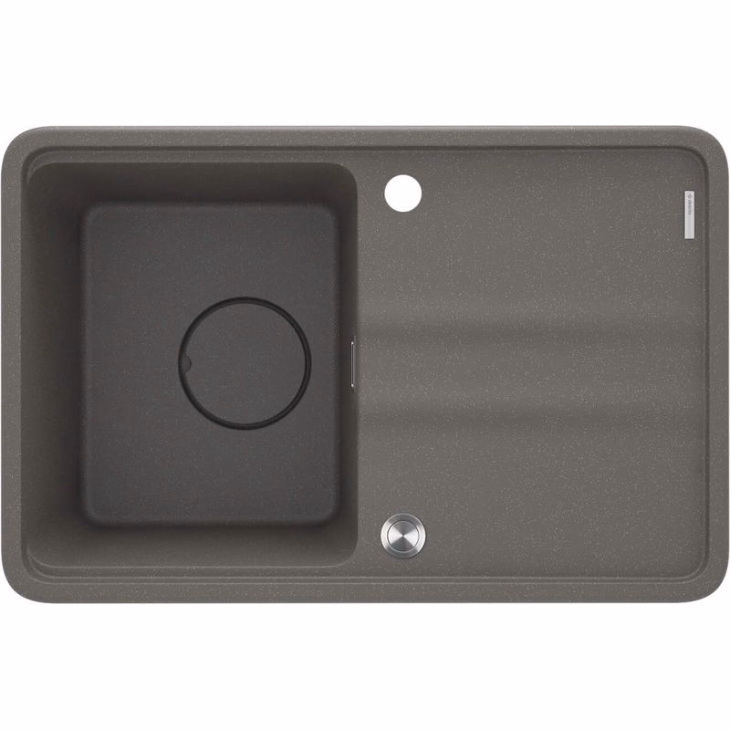 DEANTE DEANTE - Momi anthracite metallic Granitový drez, 1-bowl with drainer ZKM_T11A