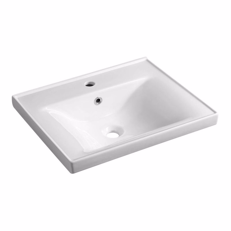 AQUALINE - SAVA 55 keramické umývadlo nábytkové 55x46cm, biela 2055