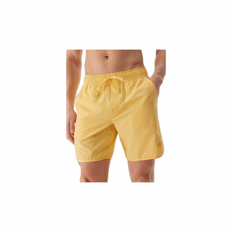 Pánske plavky 4F BOARD SHORTS-WSS24UBDSM092-71S-YELLOW