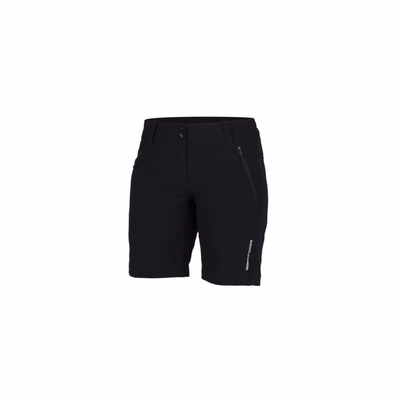 Dámske turistické kraťasy NORTHFINDER CHANDRA-269black