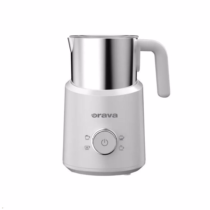 Orava elektrický speňovač mlieka, 500 W, 4 voliteľné programy, 350 ml, biela