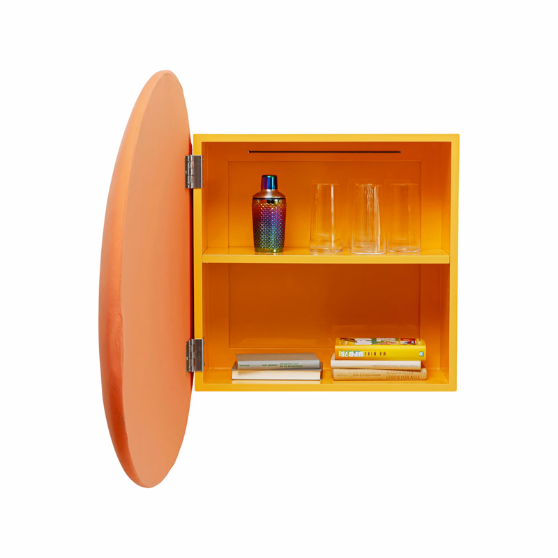 Nástenný regál Dream Drop oranžový