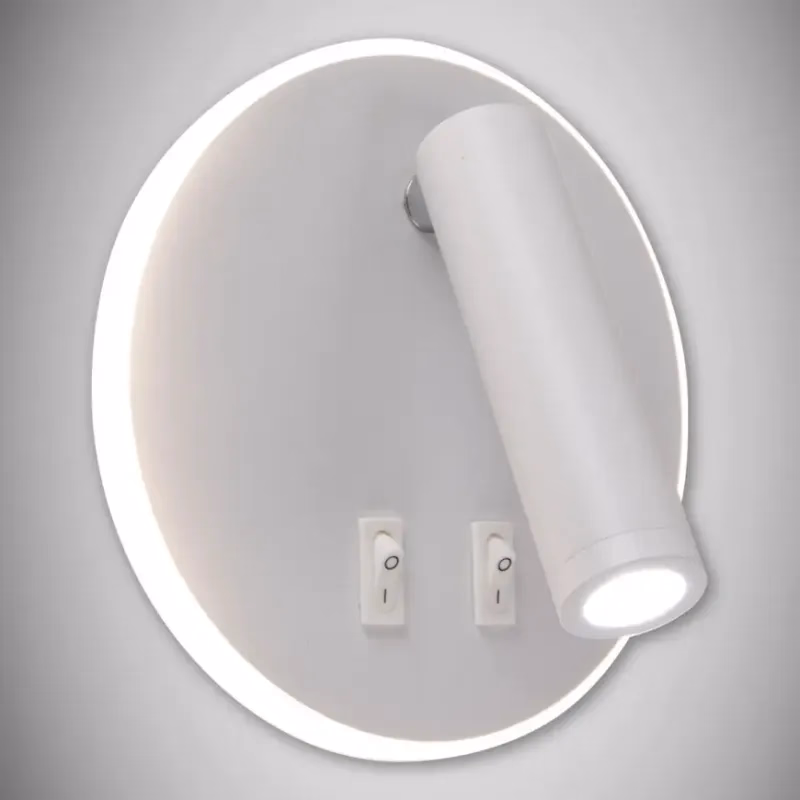 Nástenné bodové  svietidlo Otello LED C 6 W + 3 W biely 03722 K1