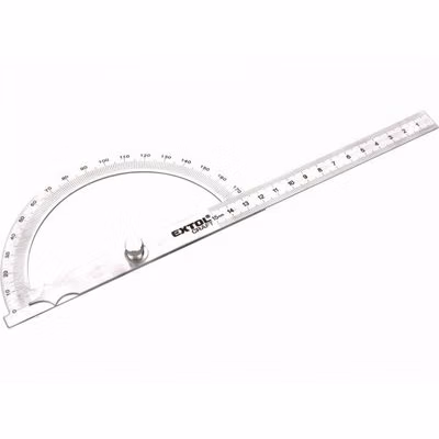 EXTOL CRAFT Uhlomer oceľový, 0-180 stup., 280mm, rameno 150mm