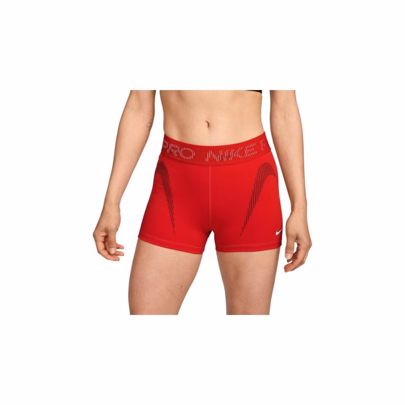 Dámske tréningové kraťasy NIKE PRO W NP DF MR 3IN SHORT TT GRX-657-Red