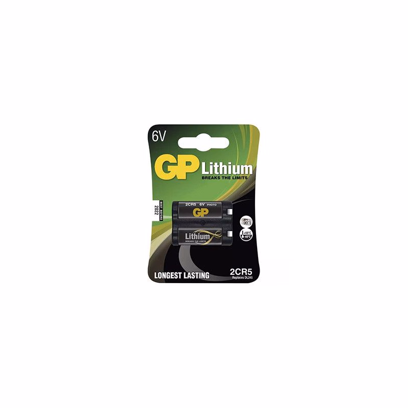 GP Jednorazové lithiová batéria 2CR5, 1-pack