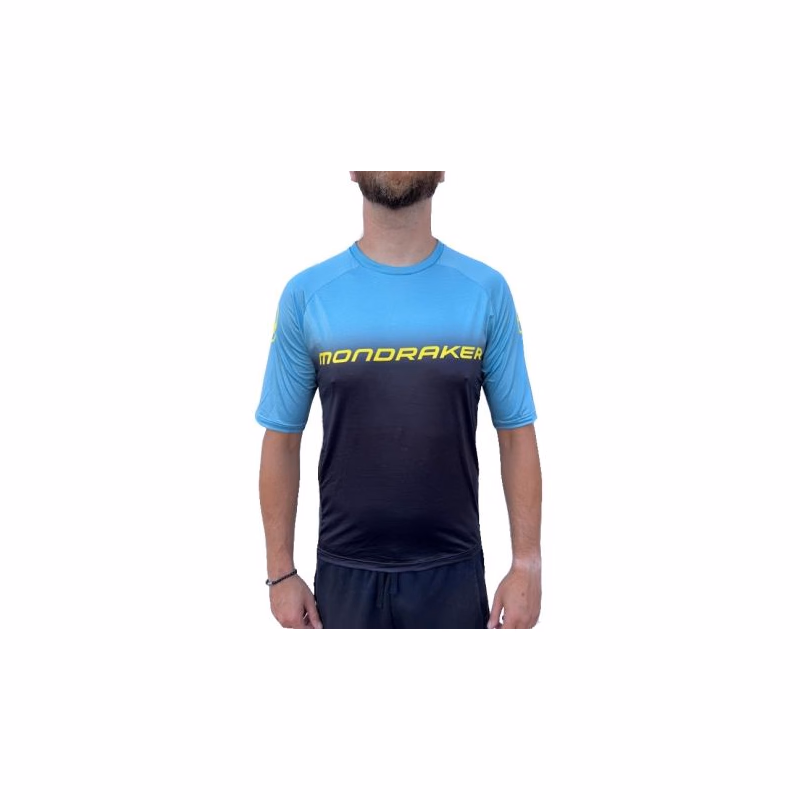 Pánsky cyklistický dres s krátkym rukávom MONDRAKER Enduro Trail Jersey short, frost green black yellow