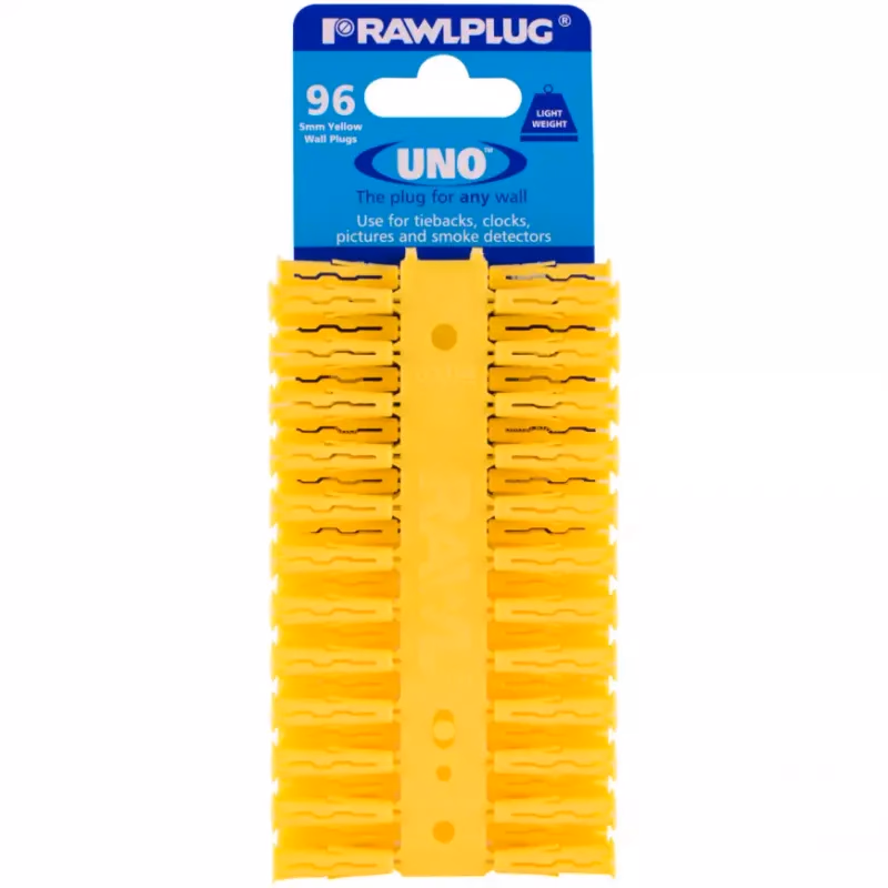 Hmoždinka univerzálna UNO DAMPER žltý 5x24 mm (96 ks)