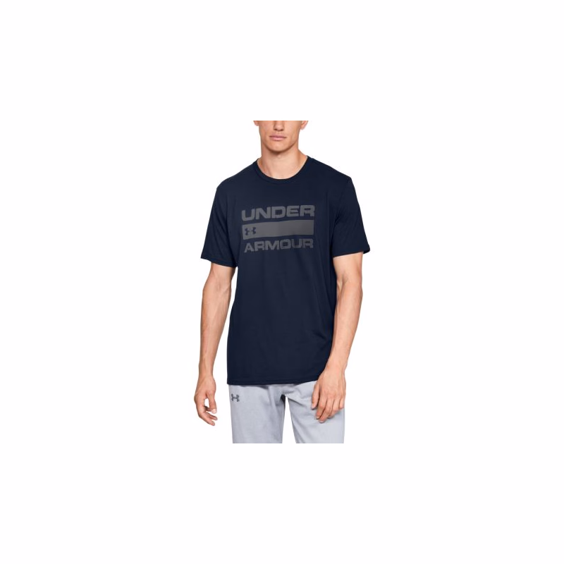 Pánske tričko s krátkym rukávom UNDER ARMOUR UA TEAM ISSUE WORDMARK SS-BLU
