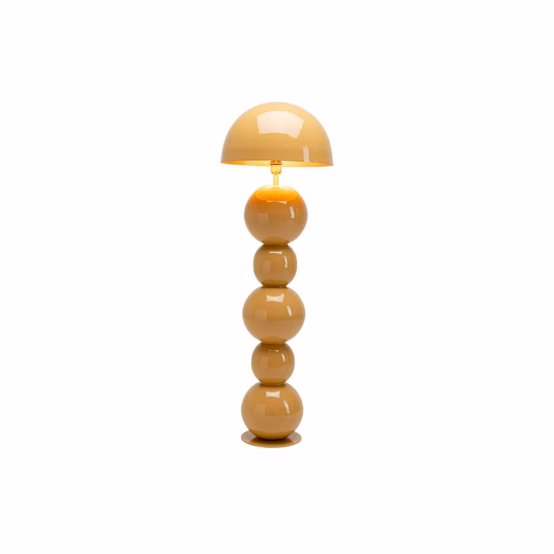 Stojacia lampa Candy horčicová 135 cm