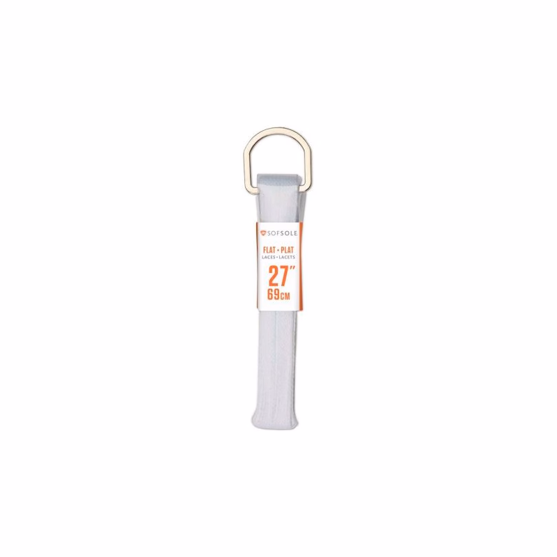 Šnúrky do topánok SOFSOLE Kids white