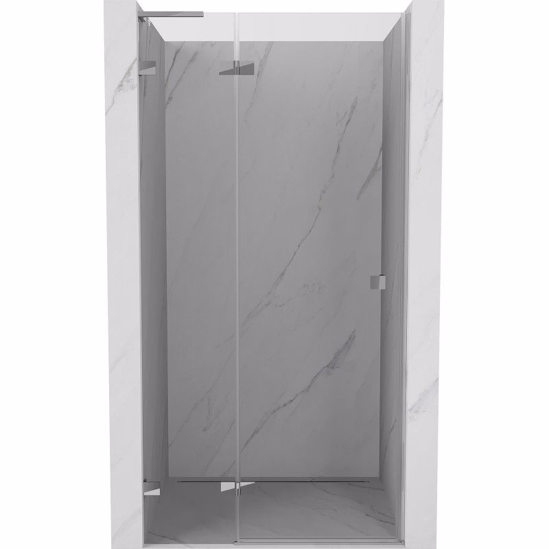 MEXEN/S - Lunar L sprchové dvere krídlové ľavé 105, transparent, chróm 834L-105-000-01-00-L