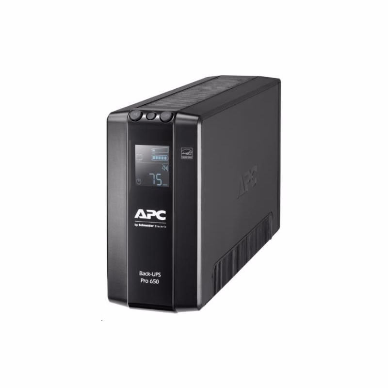APC Back-UPS Pre BR 650VA, 6 Outlets, AVR, LCD Interface (390W)