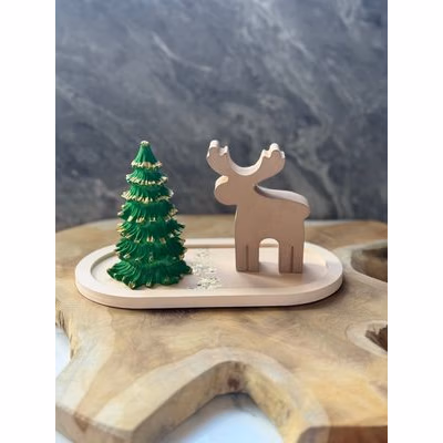 Súprava dekoratívnych predmetov (2 kusy) Christmas Stone Set1