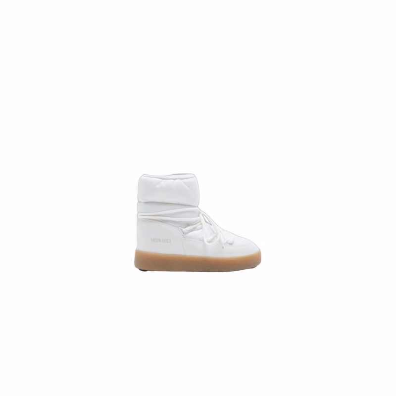 Dámske členkové zimné topánky MOON BOOT LTRACK LOW NYLON WP, 002 white