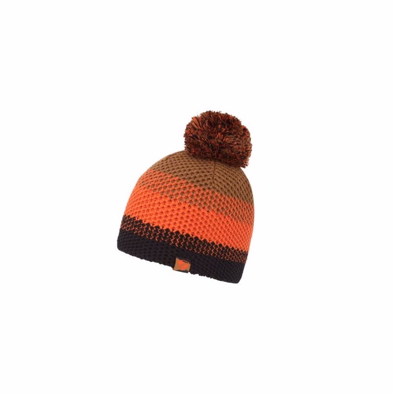 Juniorská zimná čiapka ZIENER ISHI-802166-519-burnt orange
