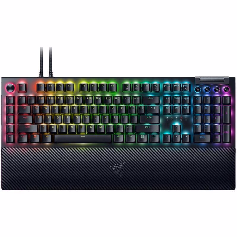 RAZER BlackWidow V4 Pro/Drôtová USB/US layout/Čierna