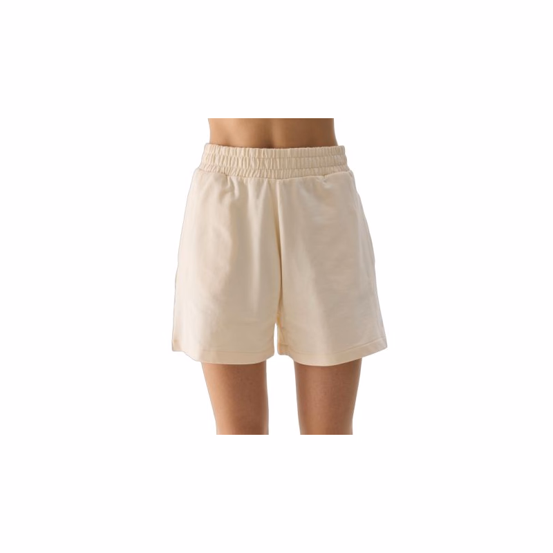 Dámske teplákové kraťasy 4F SHORTS CAS-4FWSS24TSHOF350-12S-CREME
