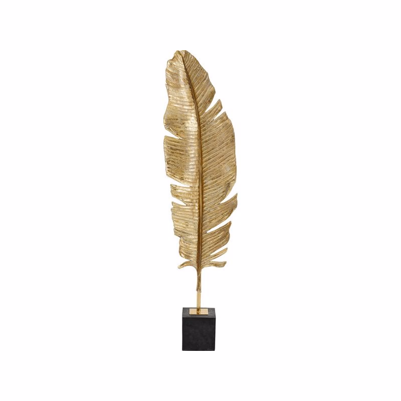 Feather One dekorácia zlatá