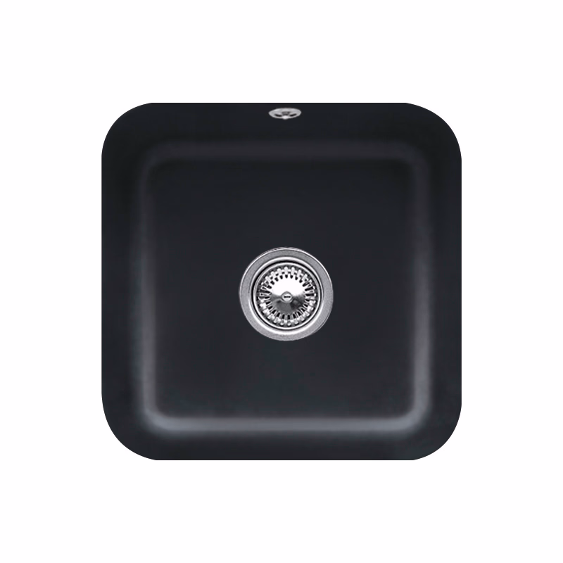 VILLEROY & BOCH VILLEROY & BOCH - Keramický drez Villeroy & Boch podstavný Cisterna 50, 670301R7, Pure Black 670301R7