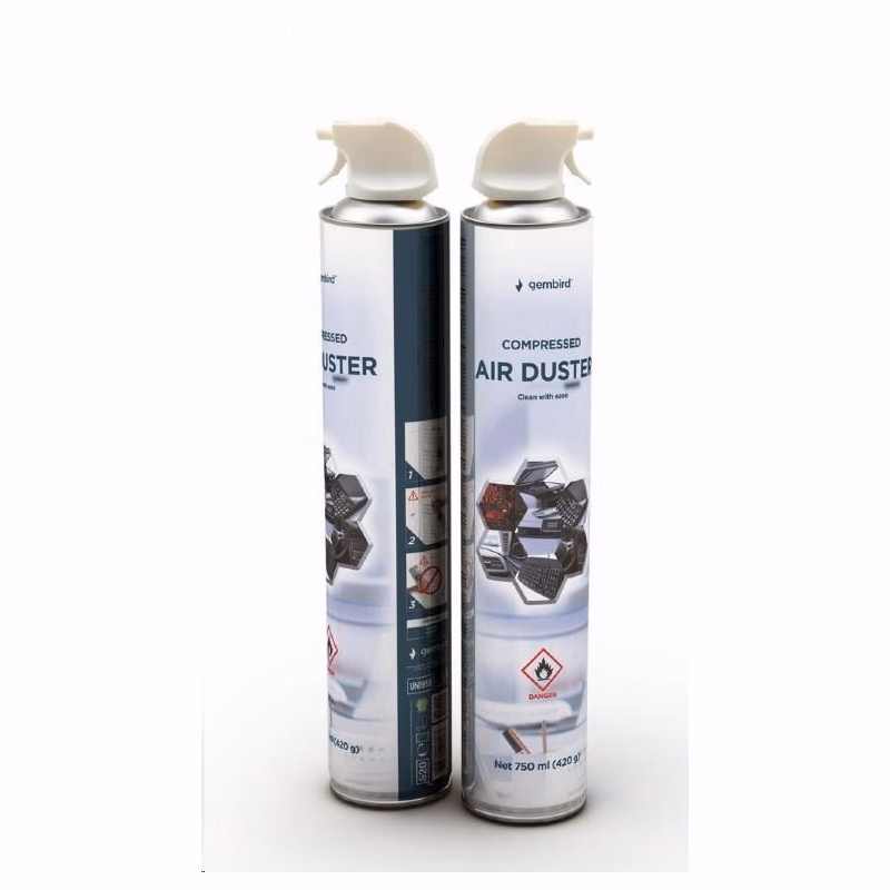 GEMBIRD Čistiaci spray, stlačený vzduch CK-CAD-FL750-01, 750ml