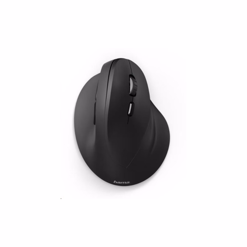 Hama vertikálna ergonomická bezdrôtová myš EMW-500, 6 tlačidiel, čierna