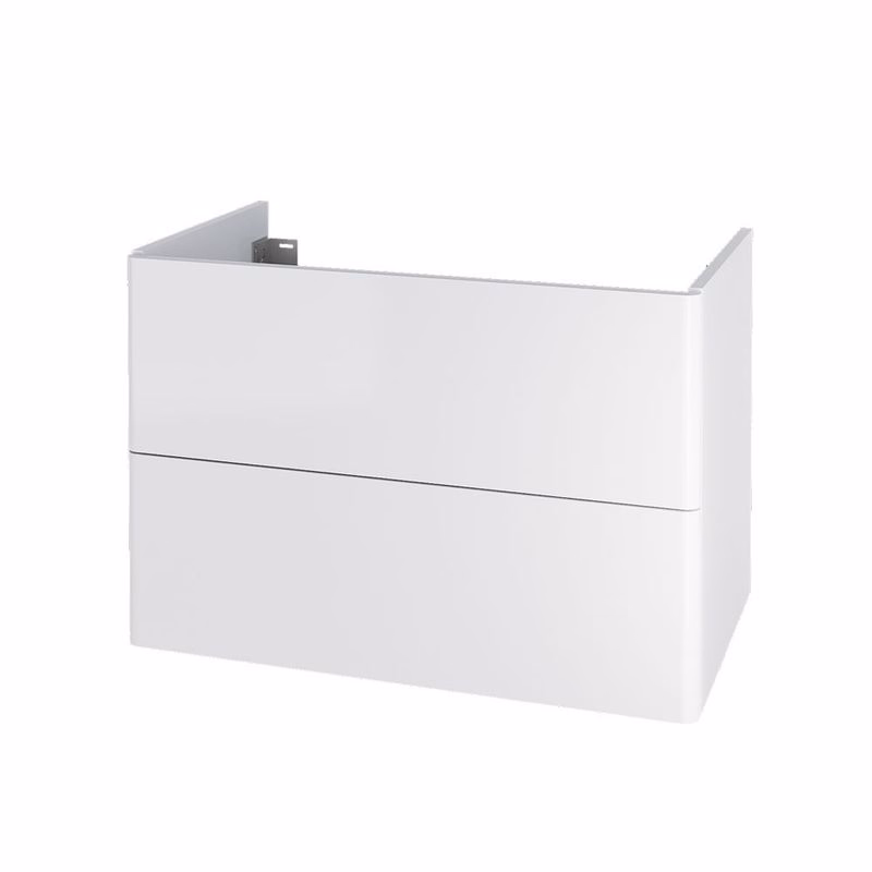 Mereo Siena, kúpeľňová skrinka 80 cm, biela lesk CN411S