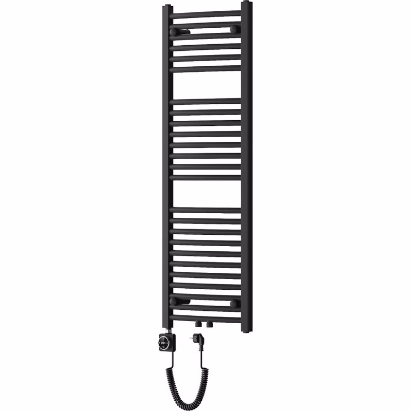 MEXEN/S - Ares radiátor + vykurovacia tyč 1200 x 400 mm, 400 W, čierna W102-1200-400-6400-70