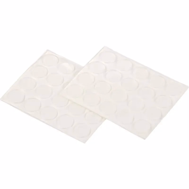 Priehľadné tlmiace dorazy, výška 1 mm, priemer 10 mm 40 ks