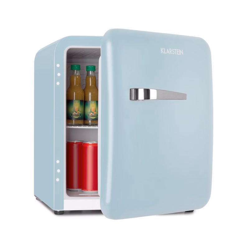 Klarstein Audrey Mini, retro chladnička, 48 l, 2 úrovne, energet. trieda F