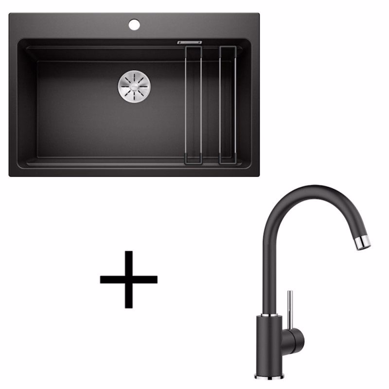 Blanco set Etagon 8 + Mida silgranit biela
