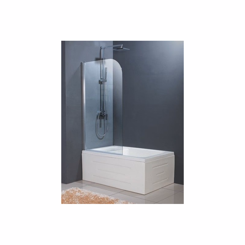 OLSEN SPA - Vaňová zástena HOPA EVORA - Farba rámu zásteny - Hliník chróm, Rozmer A - 80 cm, Smer zatváranie - Univerzálny Ľavé / Pravé, Výplň - Číre bezpečnostné sklo - 5 mm BCEVOR80CC