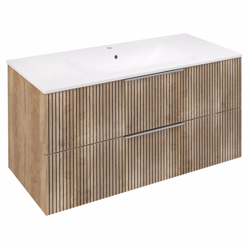 SAPHO - CIRASA STRIP umývadlová skrinka 99,8x52x46cm, dub alabama CR100-2322
