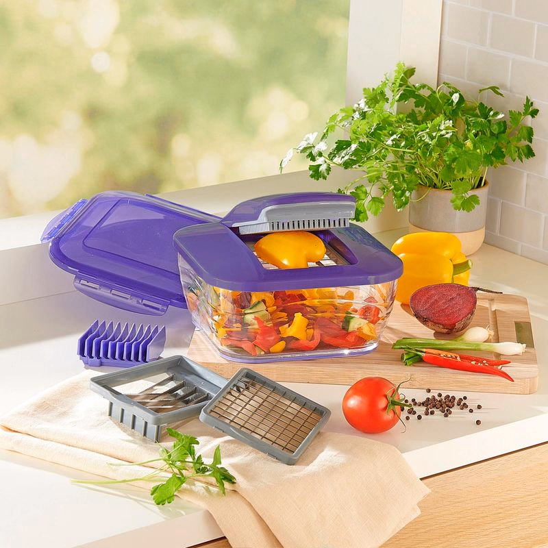 Multifunkčný krájač Nicer Dicer Chef, 9-dielna sada