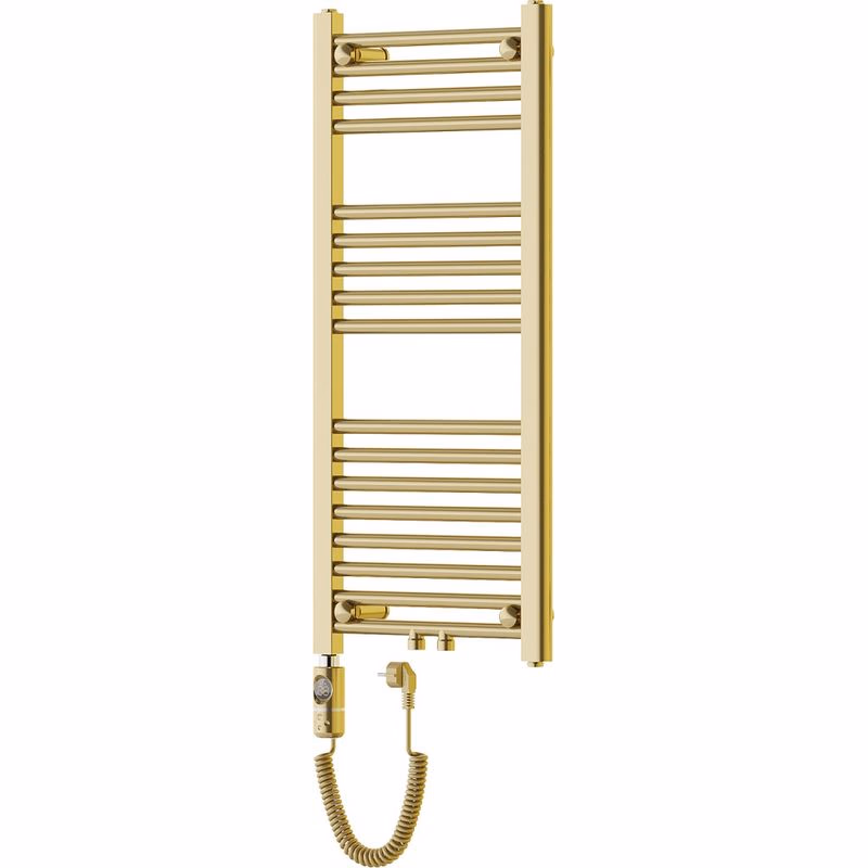 MEXEN/S - Mars radiátor + vykurovacia tyč 900 x 400 mm, 300 W, zlatá W110-0900-400-2300-50