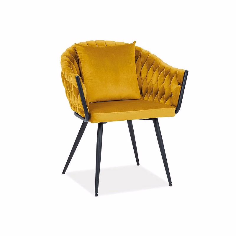 Signal Kreslo NUVO Velvet Farba: Curry / Bluvel 68